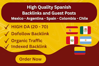 create high quality spanish backlinks on mexico, argentina, spain sites