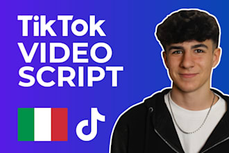 write high retention tiktok scripts in italian