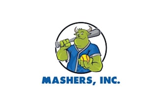 create beautiful a monster softball camps business logo