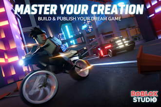 build a complete premium roblox game with scripting, UI, map and monetization