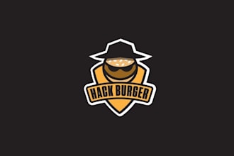 design attractive gourmet burger restaurant logo