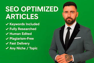 write high quality SEO articles and blog posts with images