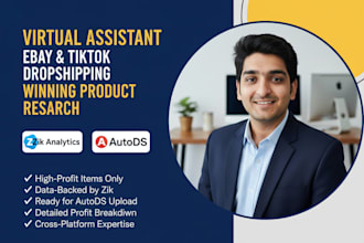 do ebay dropshipping product research using zik analytics