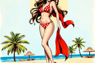 custom mature themed drawing  elegant  expressive