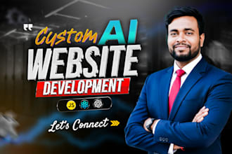 do custom website design and development with ai chatbot
