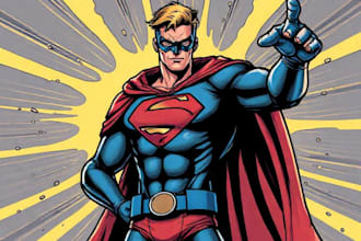 customized you in a superhero famous character