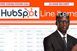 setup hubspot line items deals quotes invoices products hubspot crm expert field
