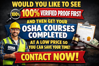 osha 8, 10, 30, 40, hour courses