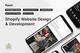 do shopify website development and shopify store design professionally