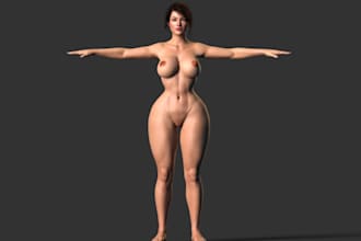 pose3d nsfw,facegen modeller,daz studio character,vrchat avatar shapekey,fursona