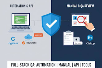 do sqa automation, manual testing, QA review for web and mobile