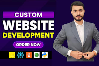 build ai website, business website development as a full stack web developer