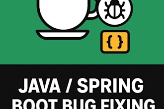 fix any java or spring boot bug, error, or crash in 24 hours
