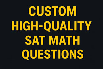 create sat style math practice sheets for you