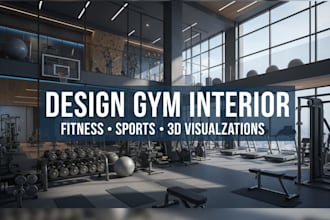 design gym interior,fitness,sports, 3d visualizations