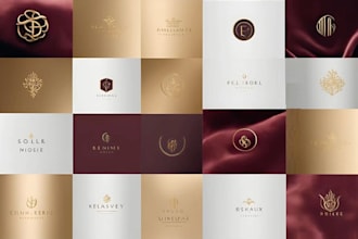 do elegant jewelry logo design with unlimited revision