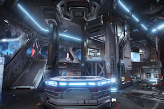design ue5 open world map, landscape, realistic environment for unreal engine
