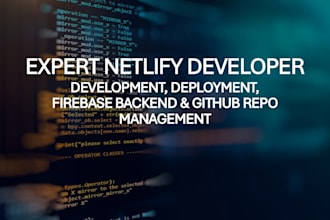 develop netlify apps with firebase backend github repo