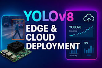build yolov8 ai vision model ready for edge or cloud deployment