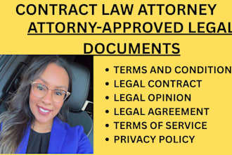 be your lawyer and draft your legal contracts and agreements