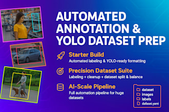 automate image annotation and data prep for yolo model training