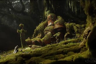 design ue5 open world map, landscape, realistic environment for unreal engine