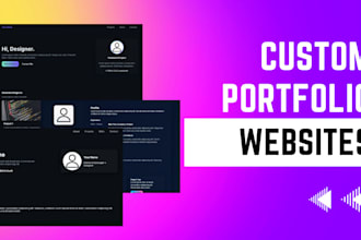 create a clean, modern, and responsive portofolio