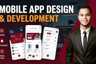 build mobile app development as a flutter devloper and uiux designer