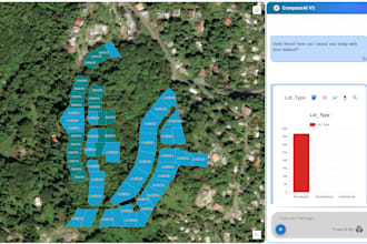 create an ai gis chatbot that analyzes geospatial data and maps
