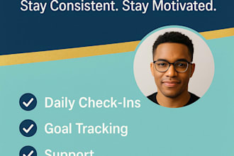 be your personal accountability partner for any goal