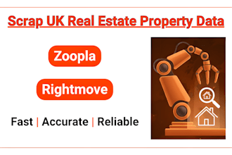 scrape UK real estate property data from zoopla, rightmove