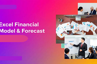 do financial projections, excel projects, accounting and finance projects