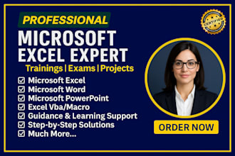 solve microsoft excel assignments,word and powerpoint projects