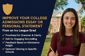refine your college admission essay and personal statement