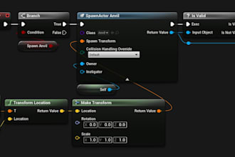 build unreal engine blueprint system, ai behavior and gameplay mechanics