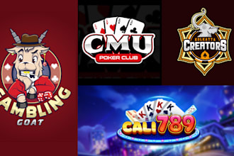 design professional poker chip or poker logo for your brand