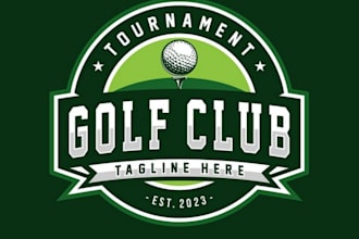 do modern golf logo design