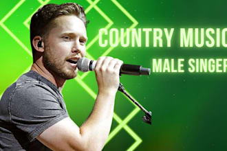 country music vocalist, songwriter, and acoustic guitarist for custom song
