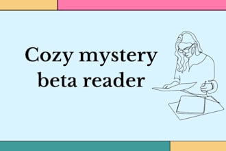 be your cozy mystery beta reader