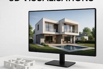 create architectural drawings and interactive 3d visualizations