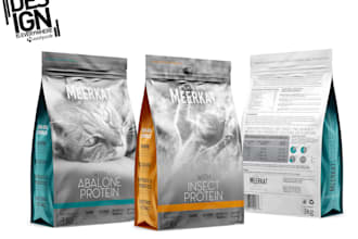 design a specialized pet food packaging