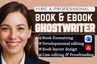 be your non fiction ebook writer, ebook ghostwriter, ghost book writer
