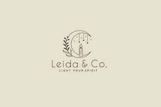 design luxury artisan hand poured logo
