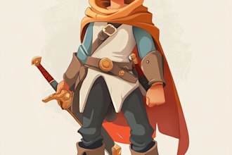 do character design, game character, concept