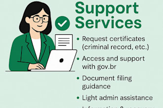 assist with brazilian online documents and official requests