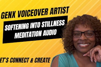 create soothing voiceovers for meditation and relaxation