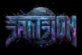 do modern animal monster cyberpunk logo design