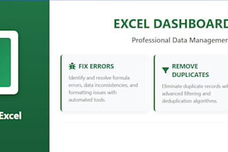 do excel expert and clean data  formatting