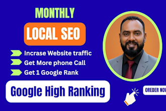 do monthly local SEO service with gmb optimization