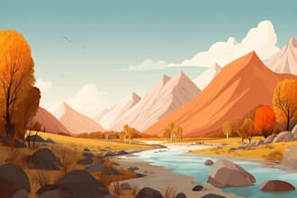 create unique vector illustration